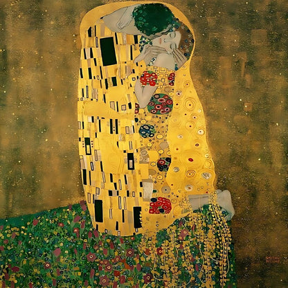 Gustav Klimt - The Kiss - Paint by numbers