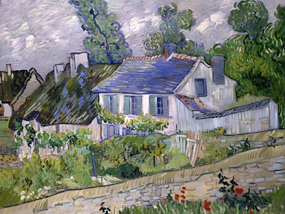 Van Gogh - Houses at Auvers - Paint by numbers