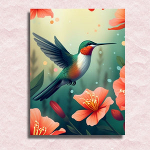Hummingbird Canvas - Painting by numbers shop