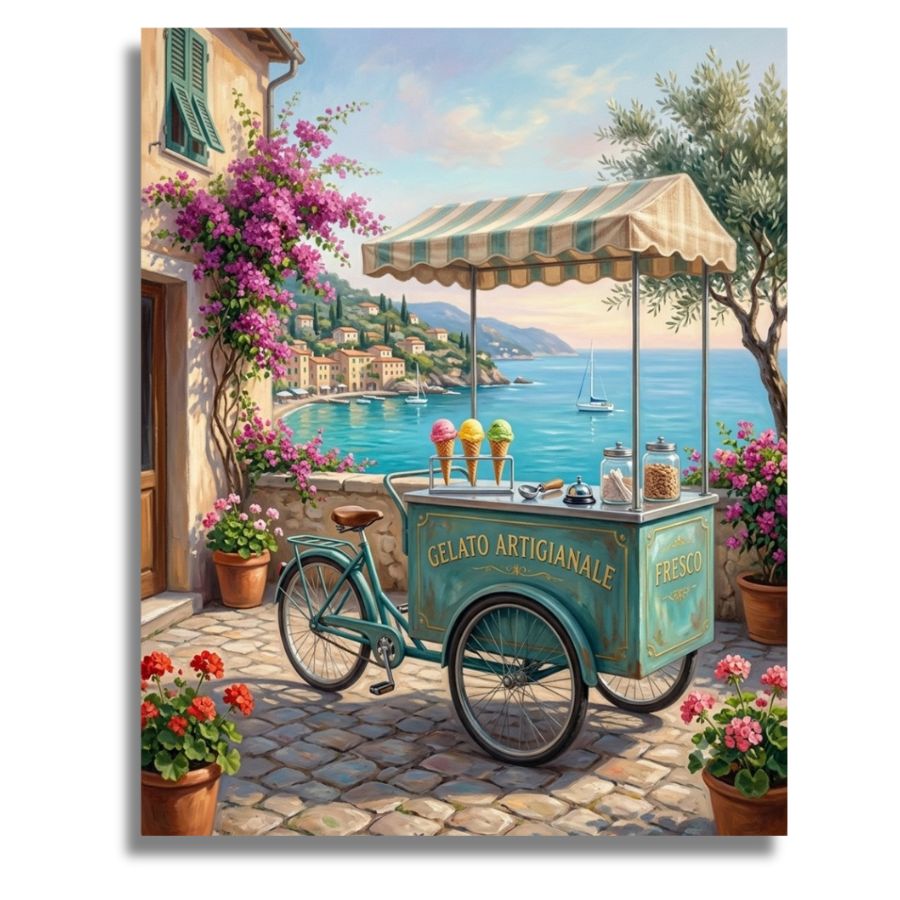 Delicious Ice Cream Canvas - Paint by numbers