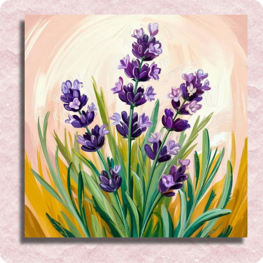 Lavender Sunlight Canvas - Paint by Numbers