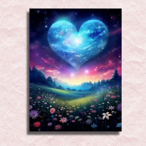 Love in the Night Canvas - Paint by numbers