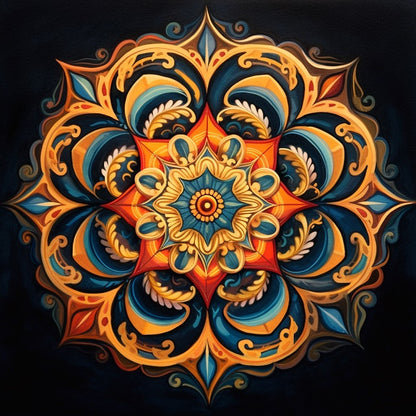 Mandala VI - Paint by numbers