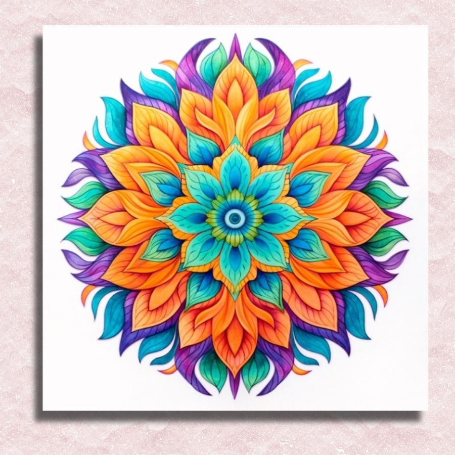 Mandala Fortune Canvas - Paint by numbers