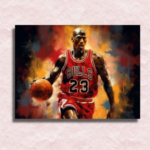 Michael Jordan Canvas - Paint by numbers