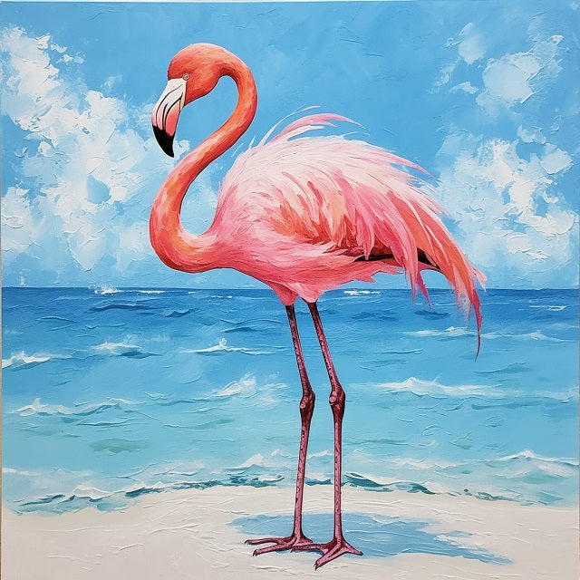 Mini Flamingo - Paint by numbers