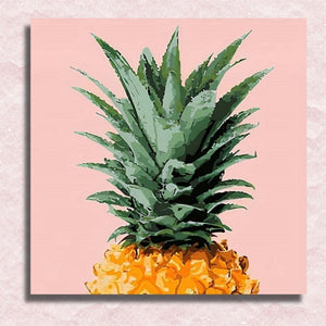 Mini Pineapple Painting Canvas - Paint by numbers