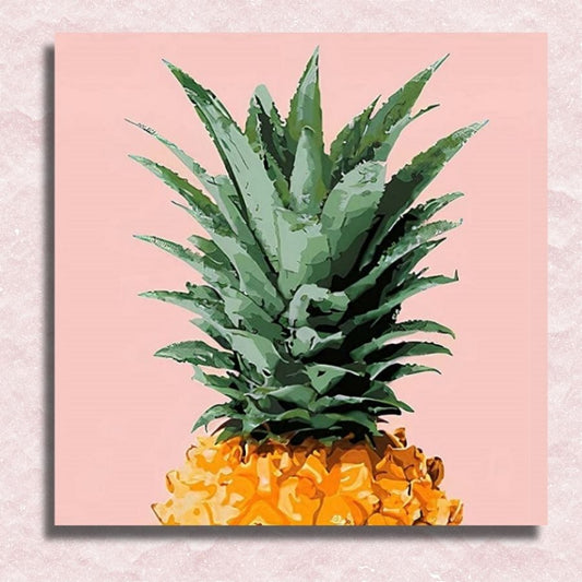 Mini Pineapple Painting Canvas - Painting by numbers shop