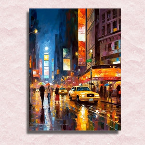 New York Scene Canvas - Paint by numbers
