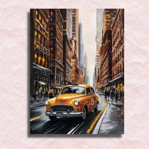 New York Taxi Canvas - Paint by numbers