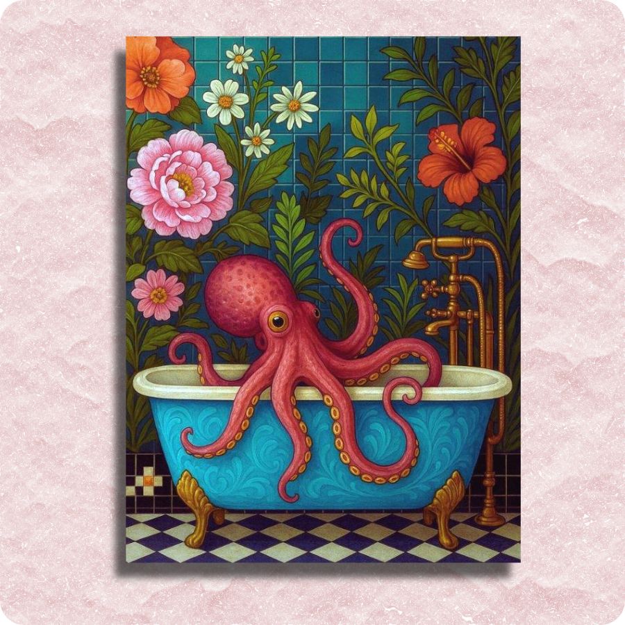 Octopus Canvas - Paint by numbers