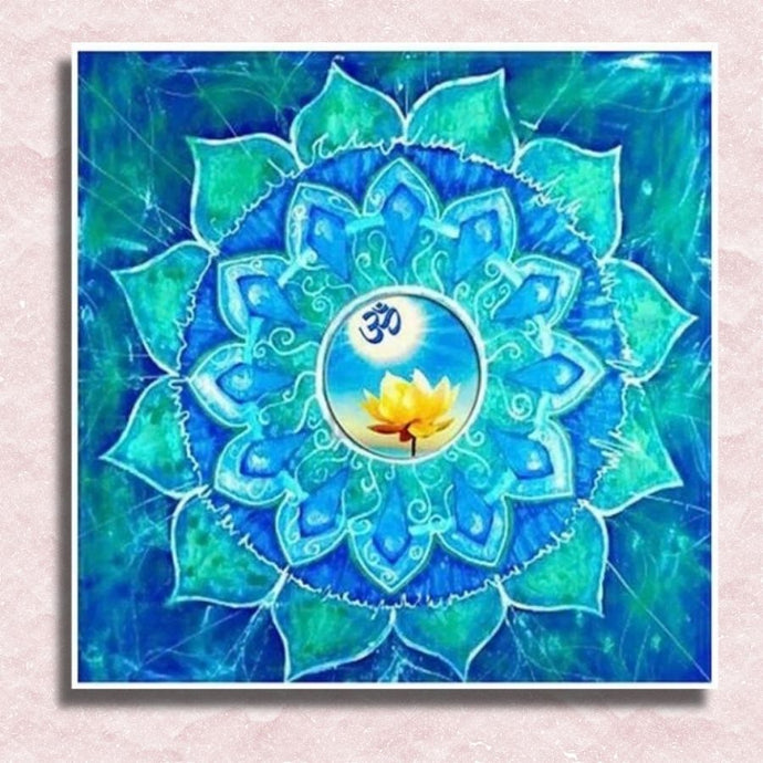 Om Mandala Canvas - Paint by numbers