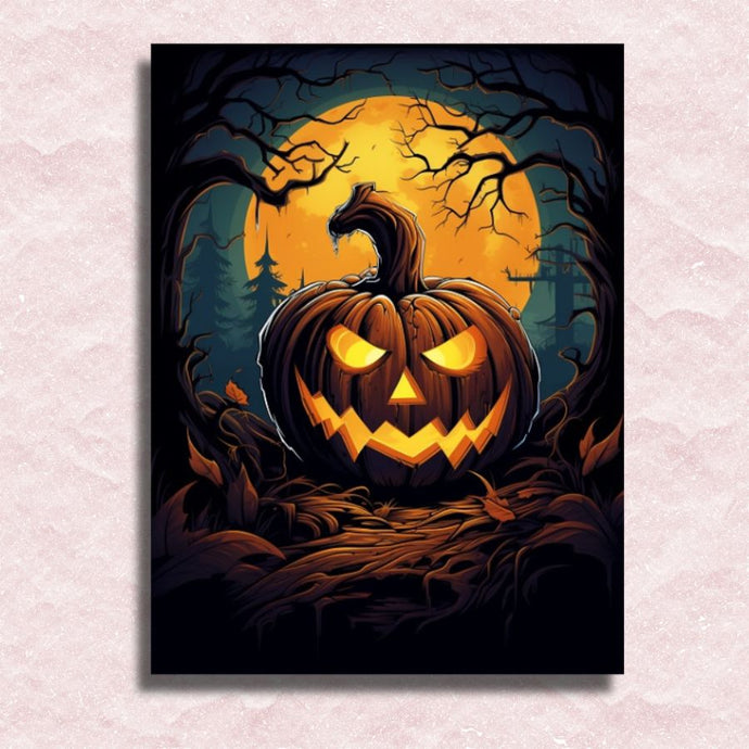On Halloween Night Canvas - Paint by numbers