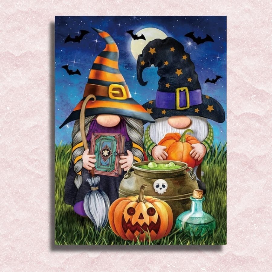 Poisonous Halloween Pygmys Canvas - Paint by numbers