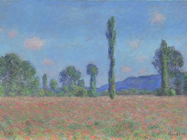 Claude Monet - Poppy Field - Paint by numbers