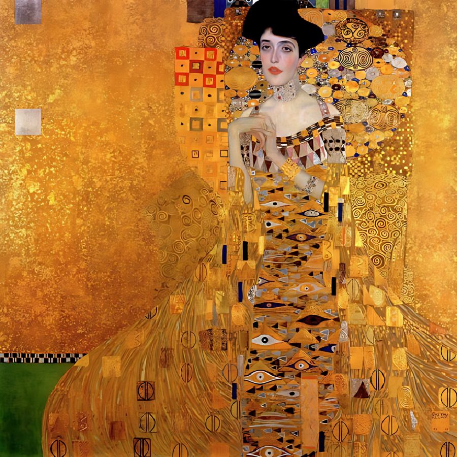 Gustav Klimt - Portrait of Adele Bloch Bauer - Paint by numbers