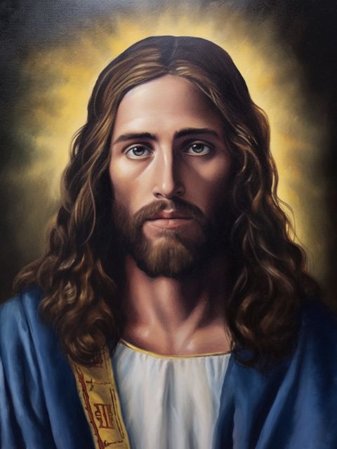 Jesus Christ Portrait - Paint by numbers