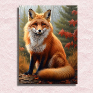 Red Fox Canvas - Paint by numbers