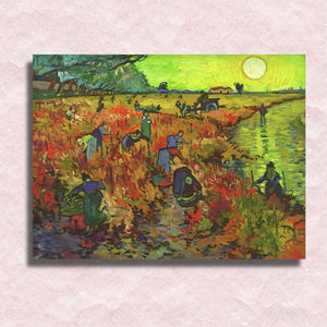 Van Gogh - Red Vineyards at Arles Canvas - Paint by numbers