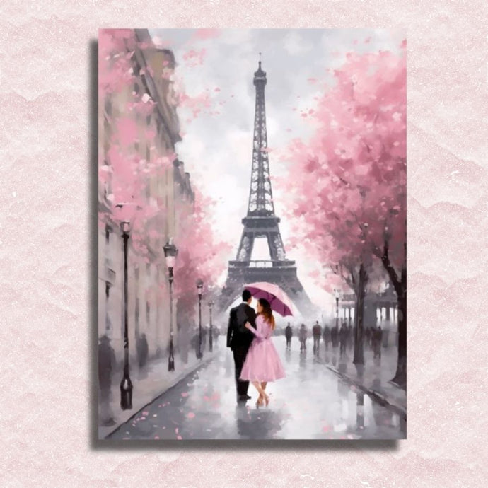 Romantic Paris Canvas - Paint by numbers