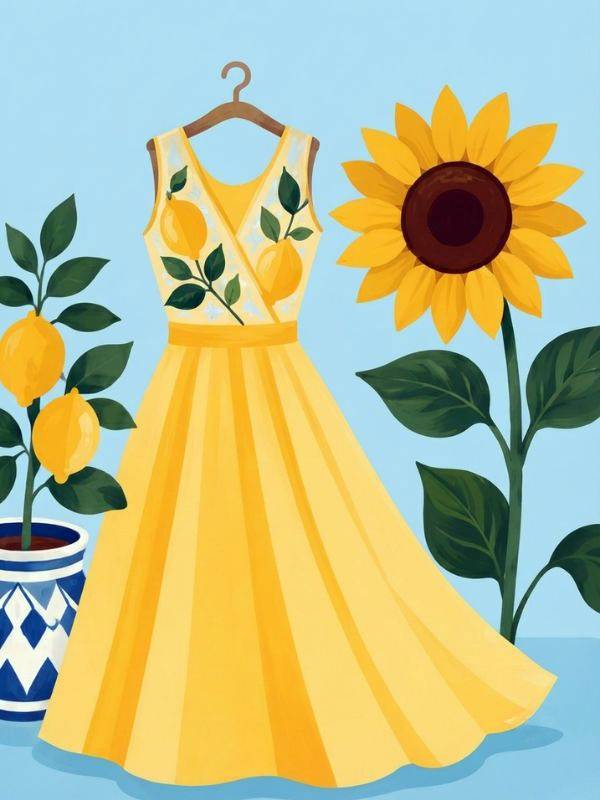 Summer dress - Paint by Numbers