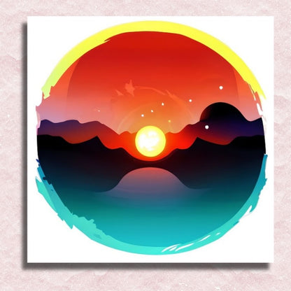 Sunset Horizon Canvas - Paint by numbers