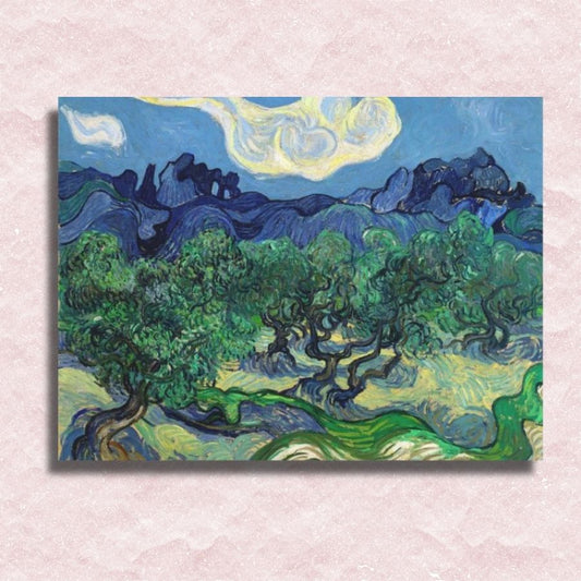 Van Gogh - The Olive Trees Canvas - Paint by numbers