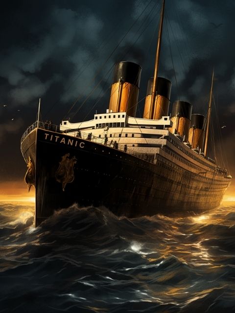 Titanic - Paint by numbers