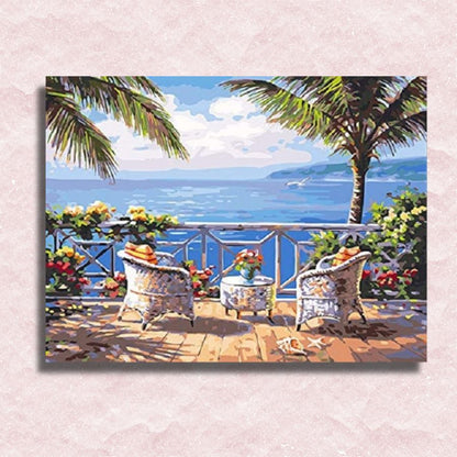 Tropical Breakfast Canvas - Paint by numbers