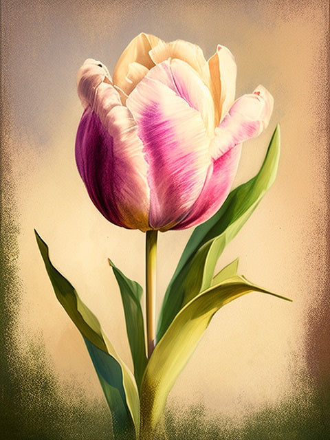 Tulip in Motion - Paint by numbers