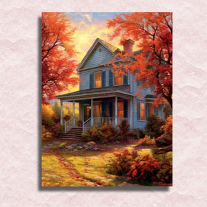 Victorian House Canvas - Paint by numbers