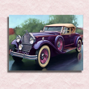 Vintage Car Packard Deluxe 1930 Canvas - Paint by numbers