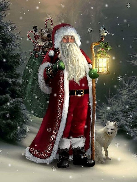 Santa Claus Comes Again - Paint by numbers