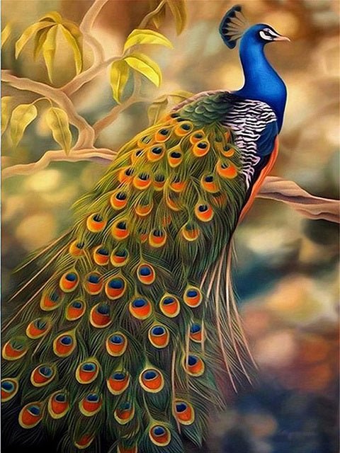 Amazing Peacock - Paint by numbers