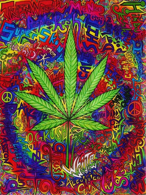 Cannabis Fantasy - Paint by numbers