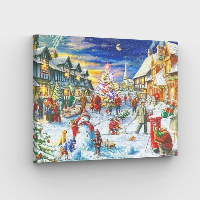 Christmas Joy Canvas - Paint by numbers