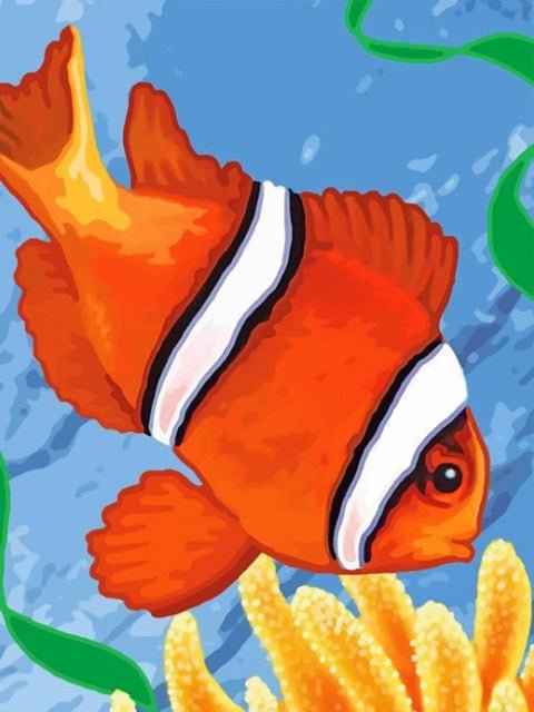 Clown Fish - Paint by numbers