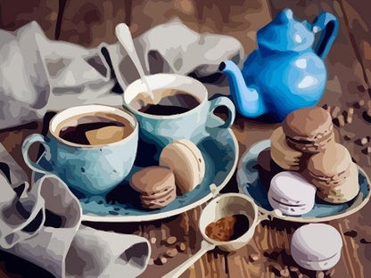 Coffee Still-life - Paint by numbers
