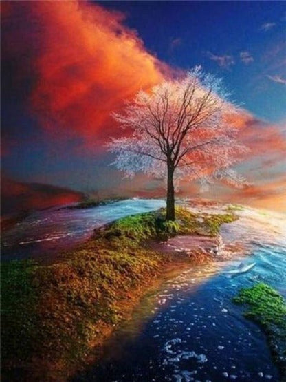 Colorful Tree - Paint by numbers