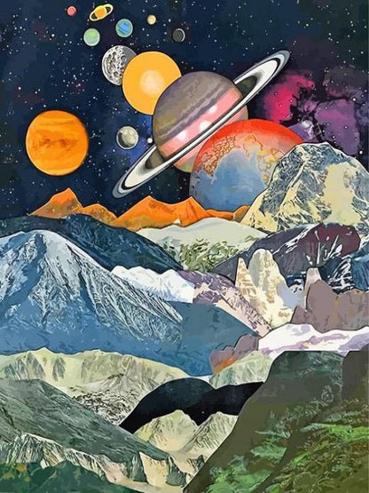 From Moon - Paint by numbers