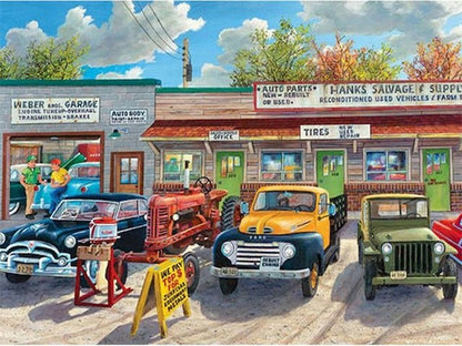 In front of Garage in 1968 - Paint by numbers