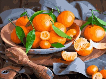 Juicy Oranges - Paint by numbers