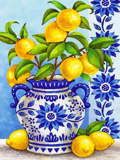 Lemons - Paint by numbers