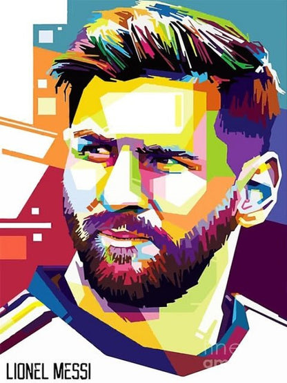 Lionel Messi - Paint by numbers