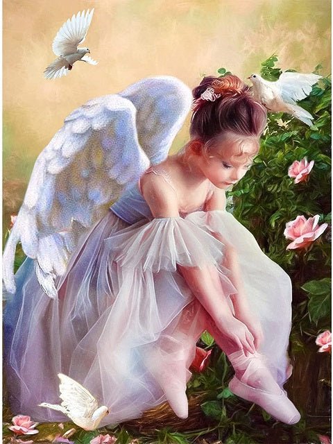 Little Angel Girl - Paint by numbers