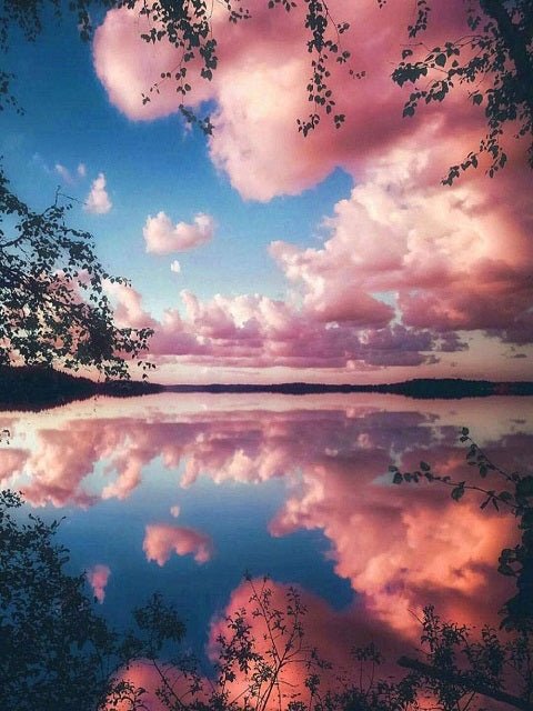 Pink Clouds - Paint by numbers