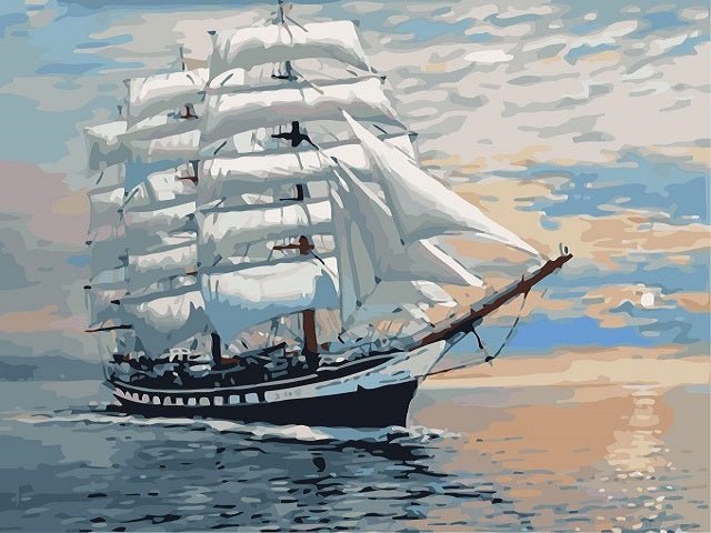 Sailboat - Paint by numbers
