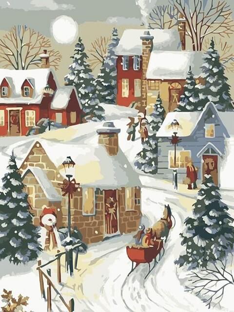 Sleigh Ride - Paint by numbers
