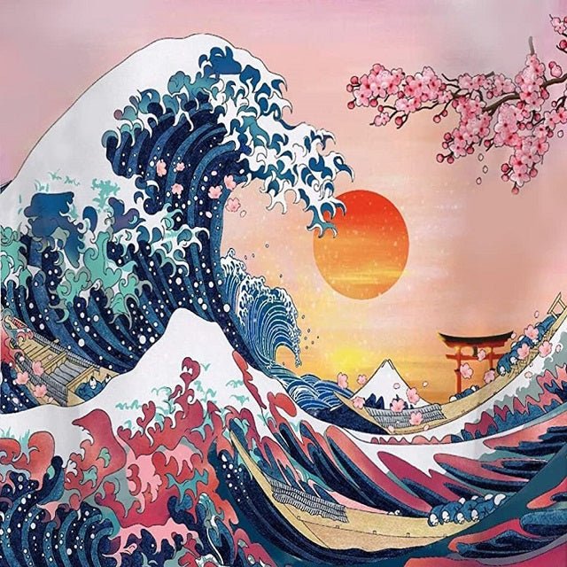 Hokusai Painting by Numbers DIY Kit Paint by Number Great Wave Art Design  Canvas Painting by Numbers Painting Kit Home Sittting Hobby AS0024 -   Israel