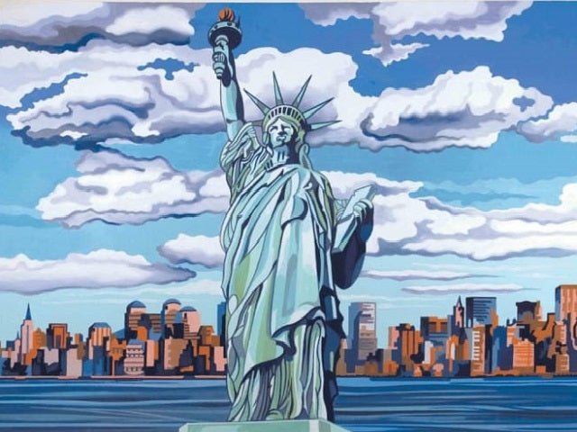 Statue of Liberty - Paint by numbers